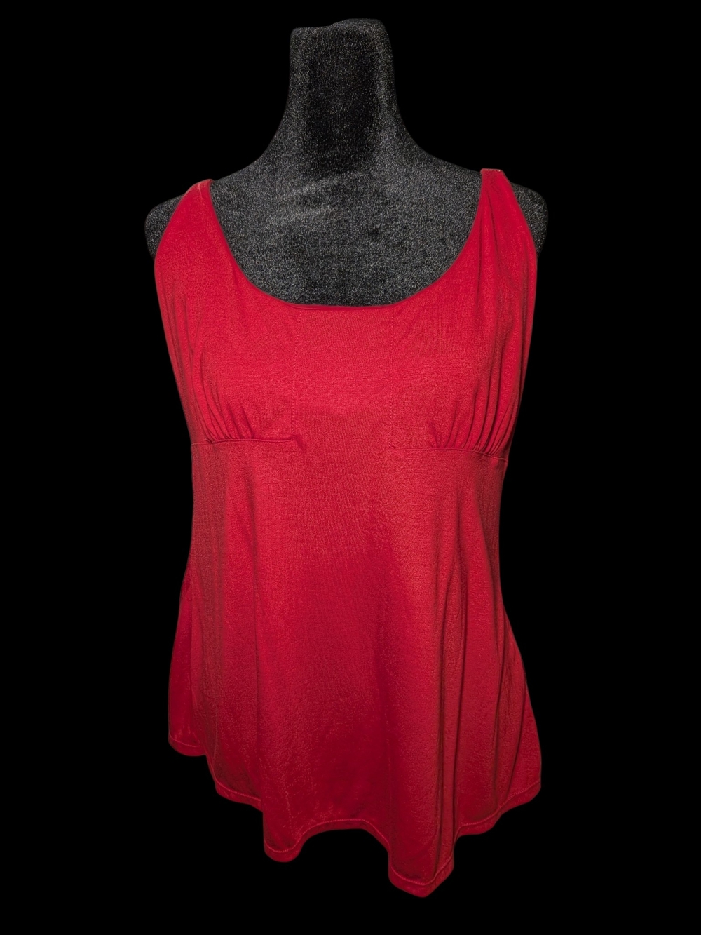 Vintage Y2K Victoria’s Secret Bra Top Cami Red Ruched Empire Waist Size L